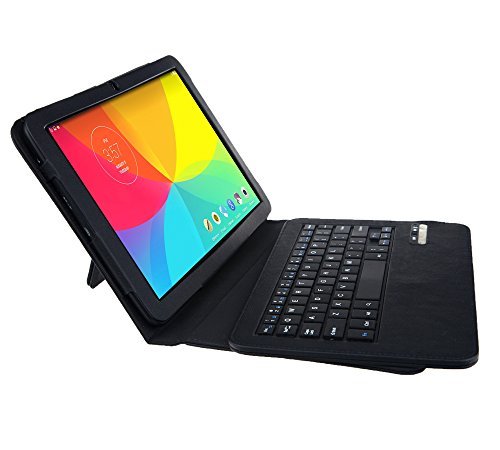 LG G Pad X 10.1 Keyboard case, IVSO Ultra-Thin DETACHABLE Bluetooth Keyboard Stand Cover / Case for LG G Pad X 10.1 [AT&T Model V930]/LG G PAD 2 10.1 / LG G V940 Tablet (Black)