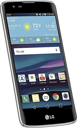 LG Phoenix 2 K371 Mobile 4g LTE GSM, 5-Inch HD, 16GB, 8MP LED Flash + 5MP, Android 6.0 Locked AT&T Prepaid, U.S. Warranty