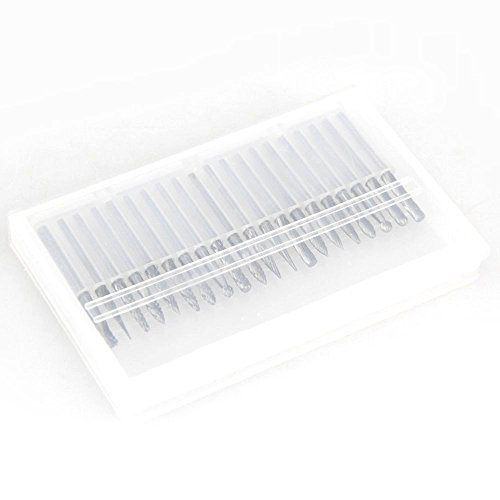 LOOYUAN 20pcs 3mm Shank Tungsten Steel Solid Carbide Rotary Files Diamond Burrs Set Fits Dremel Tool for Woodworking Drilling Carving Engraving