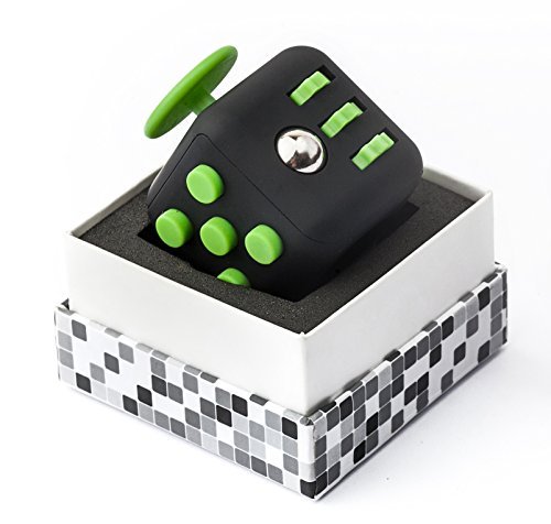 LPVLUX Fidget Stress Dice Toy Cube – Flippy Chain Fidget Toy – The Premium Fidget Dice Anti-anxiety, Depression, Stress, ADD & ADHD Cube for Children / Adults