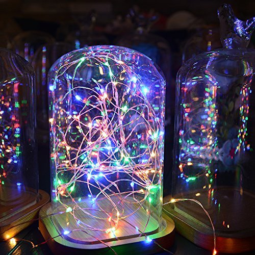 Led String Lights, Sunix 110 LEDs 36 feet Star Starry Copper Wire, Fairy String Lights, Multil-Colour Decorative Rope Lights for Party, Wedding, Garden, Festival