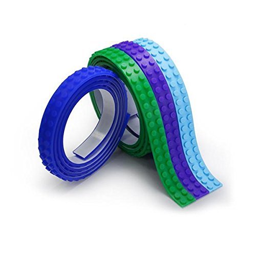 Lego Tape for Building, Building Blocks and Construction Toys, Legolini Tape, Black