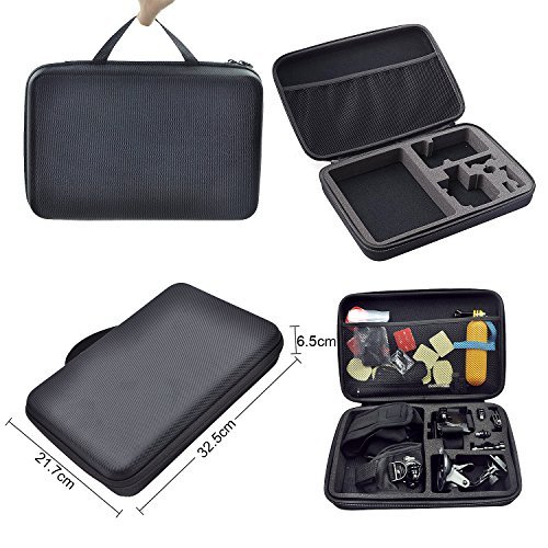 Leknes Camera Accessory Kit for GoPro Hero 5/Hero 5 Session/4/3+/3/2/1 SJ4000 SJ5000 SJ6000 DBPOWER AKASO Xiaomi Yi APEMAN WiMiUS Lightdow Campark