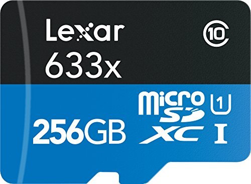 Lexar High-Performance microSDXC 633x 256GB UHS-I Card w/SD Adapter - LSDMI256BBNL633A