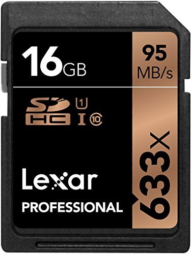 Lexar Professional 633x 16GB SDHC UHS-I/U1 Card with Image Rescue 5 Software - LSD16GCB1NL633