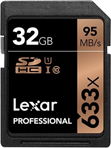 Lexar Professional 633x 32GB SDHC UHS-I/U1 Card with Image Rescue 5 Software - LSD32GCB1NL633