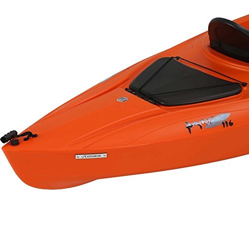 Lifetime Payette Sit Inside Kayak, Orange, 9 Feet 8 Inch