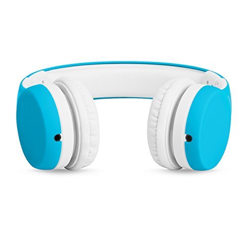 LilGadgets Connect+ Premium Volume Limited Wired Headphones with SharePort for Children - Blue