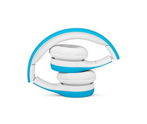 LilGadgets Connect+ Premium Volume Limited Wired Headphones with SharePort for Children - Blue