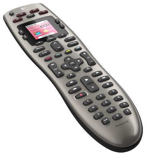 Logitech Harmony 650 Infrared All in One Remote Control, Universal Remote, Programmable Remote (Silver)