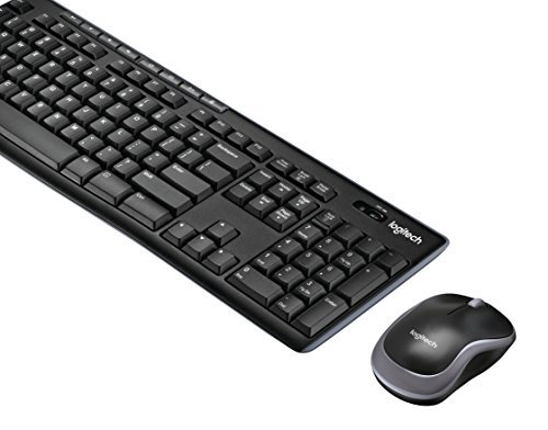 Logitech MK270 Wireless Keyboard and Mouse Combo — Keyboard and Mouse Included, 2.4GHz Dropout-Free Connection, Long Battery Life