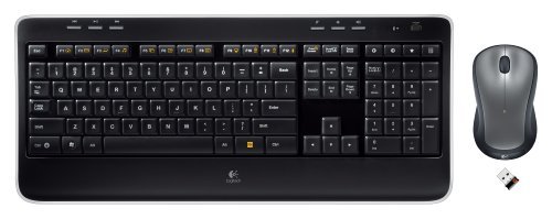 Logitech MK520 Wireless Keyboard and Mouse Combo — Keyboard and Mouse, Long Battery Life, Secure 2.4GHz Connectivity