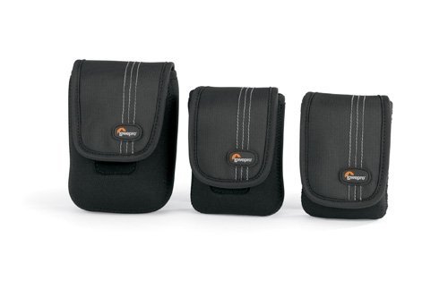 Lowepro Dublin 20 Slim Profile Pouches for Cameras and Compact Video Cameras - Black/Black