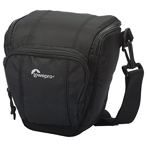 Lowepro Toploader Zoom 45 AW II Camera Case for DSLR and Lens, Black