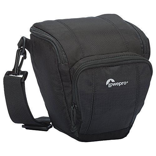 Lowepro Toploader Zoom 45 AW II Camera Case for DSLR and Lens, Black