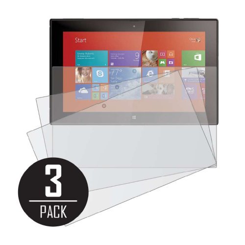 Lumia 2520 Screen Protector Cover, MPERO Collection 3 Pack of Matte Anti-Glare Screen Protectors for Nokia Lumia 2520