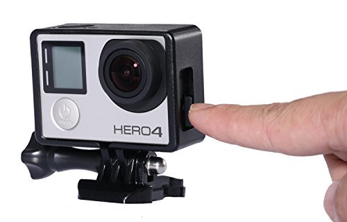 Luxebell Frame Mount Housing with Protective Lens Cover for Gopro Hero4 3+ and 3 (Standard)