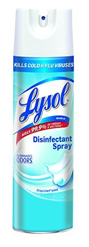 Lysol Disinfectant Spray, Crisp Linen, 19oz 