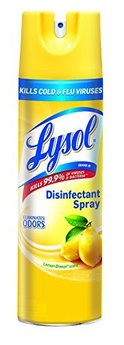 Lysol Disinfectant Spray, Lemon Breeze, 19 Ounce 