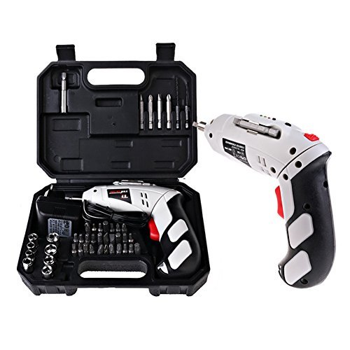 MAIKEHIGH 45 in 1 Cordless Drill Driver, Multi Function Electric Screw Drill Repair Tool Sets 4.8 V Screw Drivers for Home Work.(US Plug)