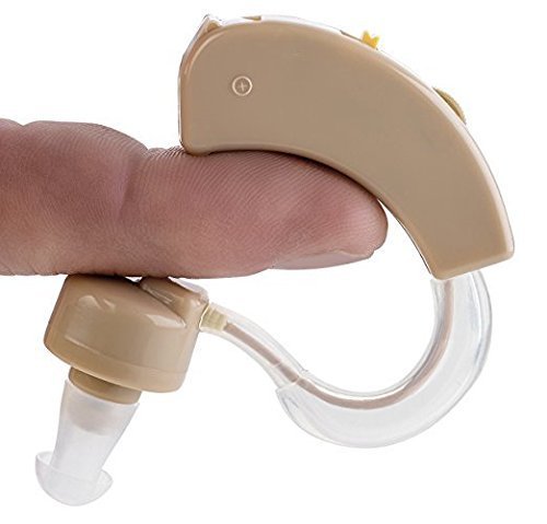 MEDca BTE Behind the Ear Sound Amplifier Super Mini Size Sound Enhancer 