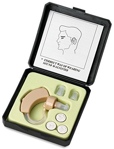 MEDca BTE Behind the Ear Sound Amplifier Super Mini Size Sound Enhancer