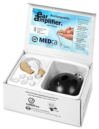 MEDcaTM High Quality Rechargeable Ear Hearing Amplifier