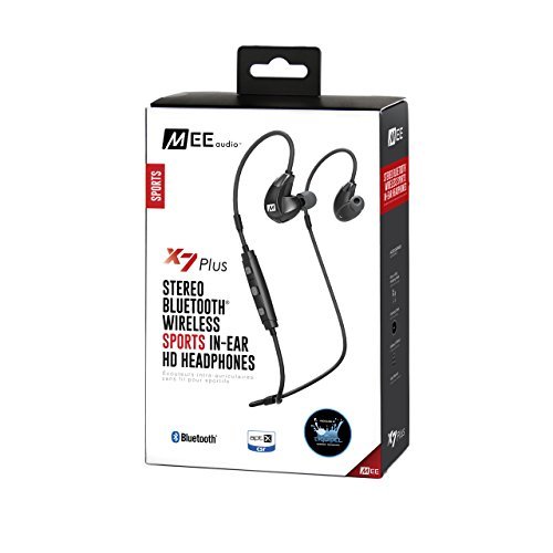 MEE Audio X7 Plus Bluetooth Wireless Sports In-Ear HD Headphones with Memory