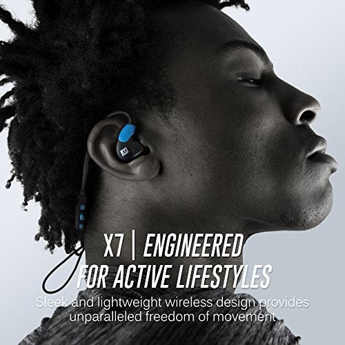 MEE audio X7 Stereo Bluetooth Wireless Sports In-Ear Headphones (Blue/Black)