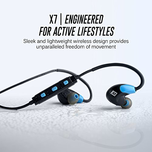 MEE audio X7 Stereo Bluetooth Wireless Sports In-Ear Headphones (Blue/Black)