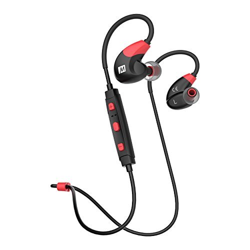 MEE audio X7 Stereo Bluetooth Wireless Sports In-Ear Headphones (Red/Black)