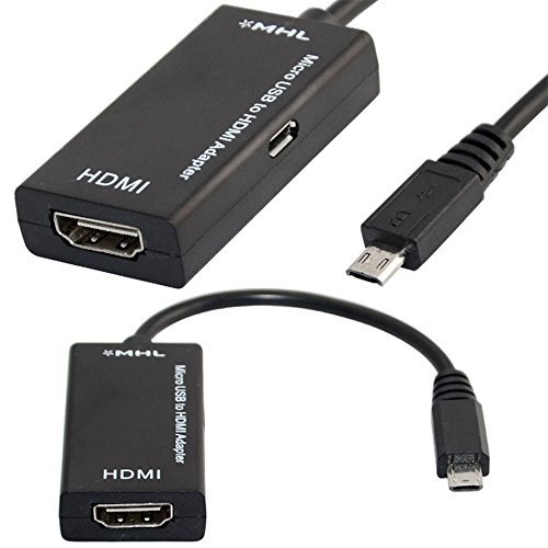 MHL Micro USB to HDMI A A/V TV Adapter Short Cable for LG HTC Sony SamSung HDTV