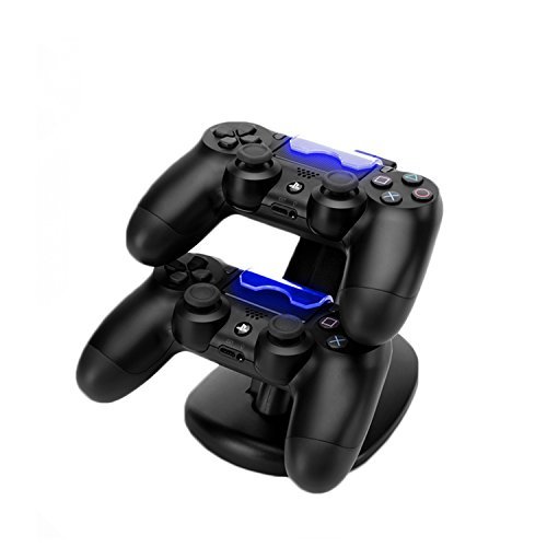 MOFIR PS4 Dual USB Controller Charging Dock Station with LED Indicator for Sony Playstation 4