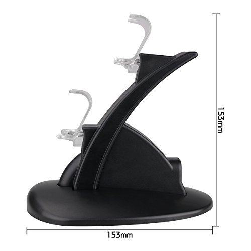 MOFIR PS4 Dual USB Controller Charging Dock Station with LED Indicator for Sony Playstation 4