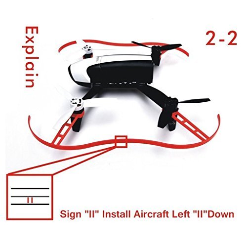 MagiDeal Quick Release Propeller Bumper Guard for Parrot Bebop 2.0 Props Protector
