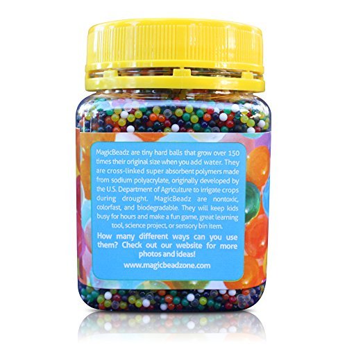 Magic Beadz - Jelly Water Beads Grow Many Times Original Size - Fun for All Ages - Over 20,000 Beads