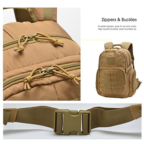 Mardingtop Tactical Backpack Military Backpack Molle Rucksack Assault Pack Bug Out Bag for Hunting Shooting Camping Hiking Traveling School