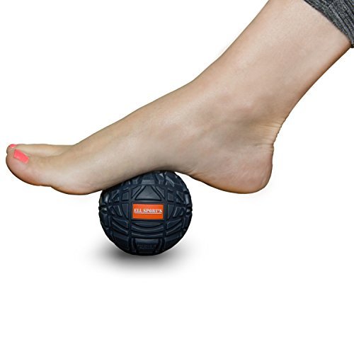 Massage Ball Set for Deep Tissue, Plantar Fasciitis, Trigger Point Therapy, Myofascial Release, Mobility Muscle of Back, Neck, Shoulders, Feet by ELL SPORT'S. BONUS FREE - Jump Rope and Carrying Bag