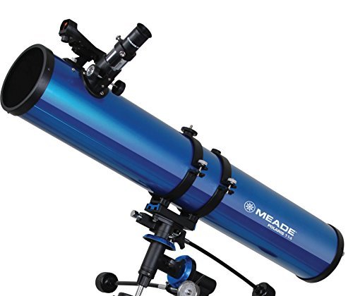 Meade Instruments 216004 Polaris 114 EQ Reflector Telescope (Blue)