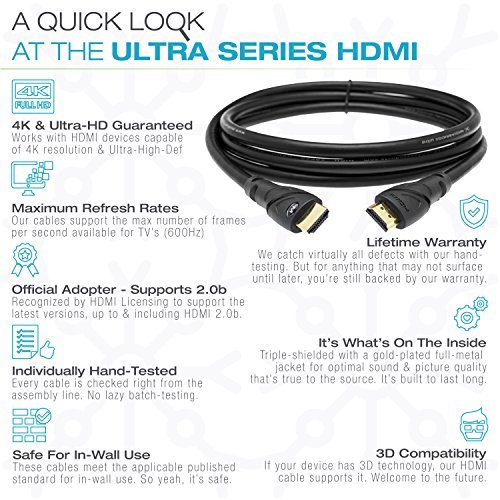 Mediabridge 91-02X-35B Ultra Series HDMI Cable - 35-Feet