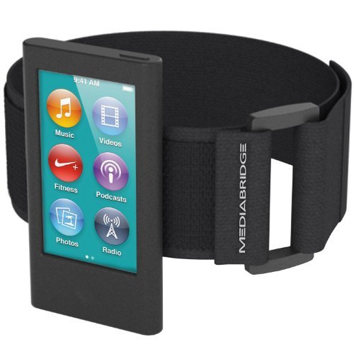 Mediabridge Armband for iPod Nano - 7th Generation / 8th Generation ( Black ) - Model AB1 (Part# AB1-IPN7-BLACK )