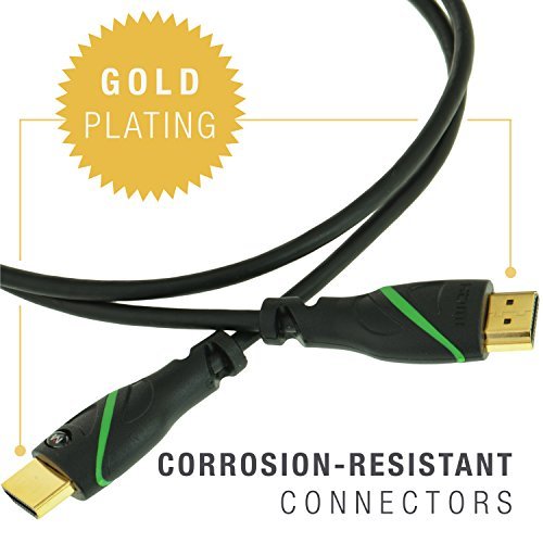 Mediabridge FLEX Series HDMI Cable (10 Feet) - High-Speed Supports 4K, Ethernet, 3D and Audio Return [Newest Standard] - (Part# MPC-HDMI34-10 )