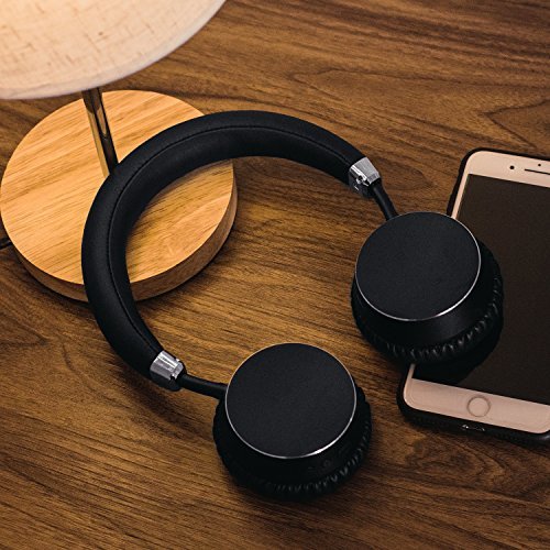 Meidong E6ANC Bluetooth Headphones Active Noise Cancelling Headphones Wireless Stereo headphones with Microphone, Ergonomic Design for Kids Adult–Black