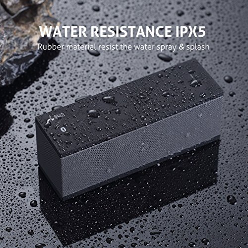 Meidong Universal Water Resistance QQChocolate Portable V4.0 Wireless Bluetooth Speaker with 10W Dual Driver and Built-in Microphone