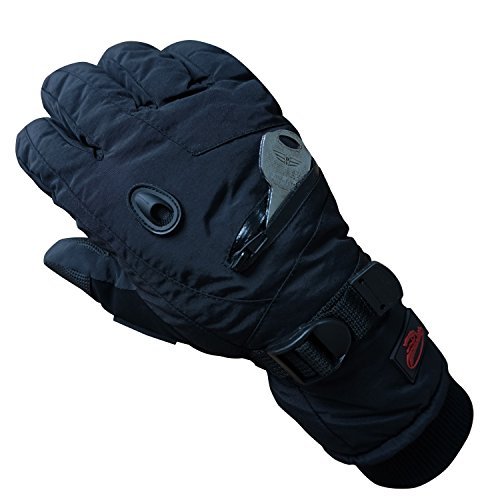 Men Waterproof Thinsulate Ski Snowboard Gloves Winter Warm Gloves Black