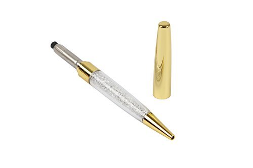 MengRan Shine Gold Diamond Crystal Ballpoint Pen (Pack of 12)