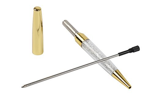 MengRan Shine Gold Diamond Crystal Ballpoint Pen (Pack of 12)