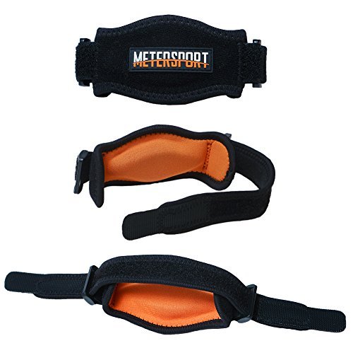 MeterSport - Best Tennis Elbow Brace (2 Count) with Compression Pad - Tennis and Golfer's Elbow Pain Relief - Prevents Elbow Tendonitis - Provides Tennis Elbow Support - Bonus Wristband & E-book