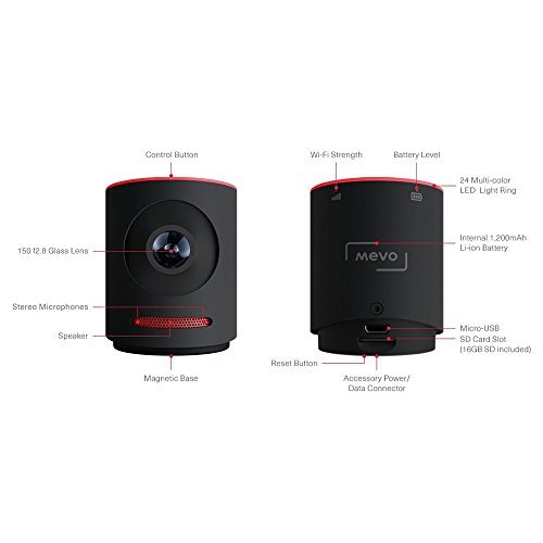 Mevo - Live Event Camera for select Android and iOS devices- Black 