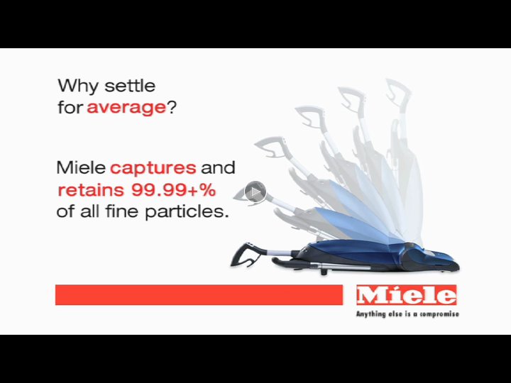 Miele AIR CLEAN GN Replacement Dustbags (4 AirClean FilterBags, 1 motor protection filter, 1 AirClean Filter)
